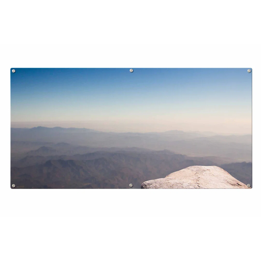 Mountains Magnetic Wall Mounted Photo Memo Board