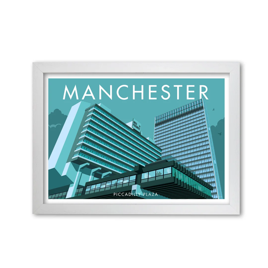 Manchester Piccadilly by Stephen Millership - Graphict Art Print on Paper