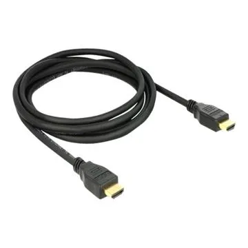 DeLOCK HDMI Cabel with Ethernet - 2m - Black