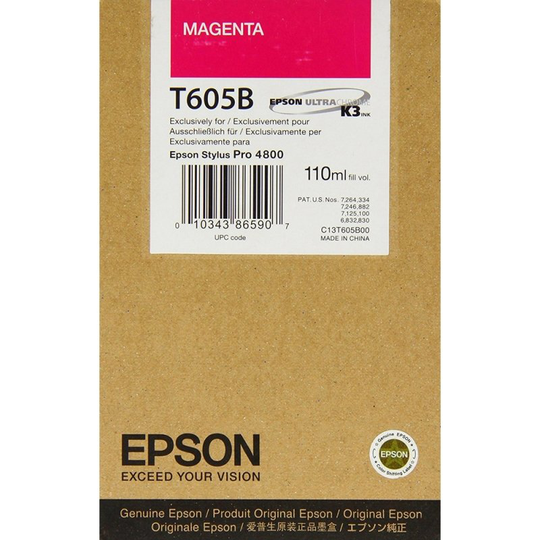 Epson T605B Magenta Ink Cartridge