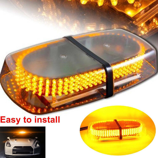 12V Warning Strobe Recovery Car Flashing Magnetic Beacon Light 240 LED
