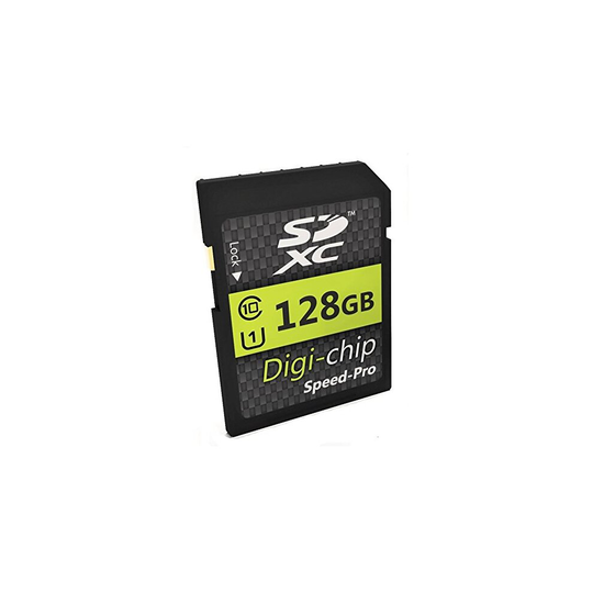 Digi Chip 128GB SDXC Class 10 Memory Card For Canon EOS M50, EOS M100, EOS M6, EOS M5, EOS 80D, EOS 2000D, EOS 4000D, EOS 9000D, EOS Rebel T