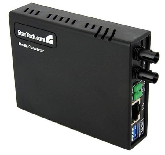 StarTech.com 10/100 Multi Mode Fiber Copper Fast Ethernet Media Converter ST 2 km - UTP to 100Base-Fx - Fiber Optic Media Converter MM