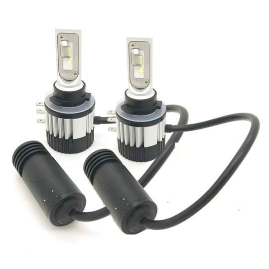H15 CSP LED Headlight Bulbs Kit 7600 Lumens 9-16V Canbus Error Free 44w DRL