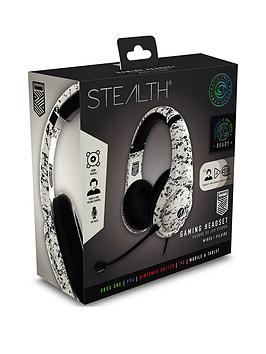 Stealth Conqueror Gaming Headset For Xbox, Ps4/Ps5, Switch, Pc &Amp; Mobile - Black And White Arctic Camo