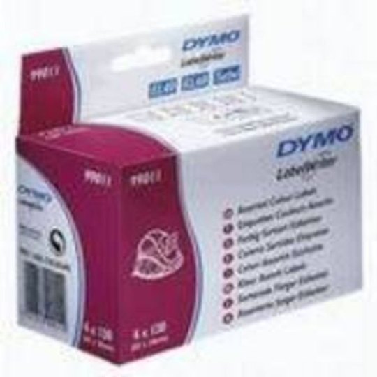 DYMO COL LABEL 28X89 ASST PK520 99011
