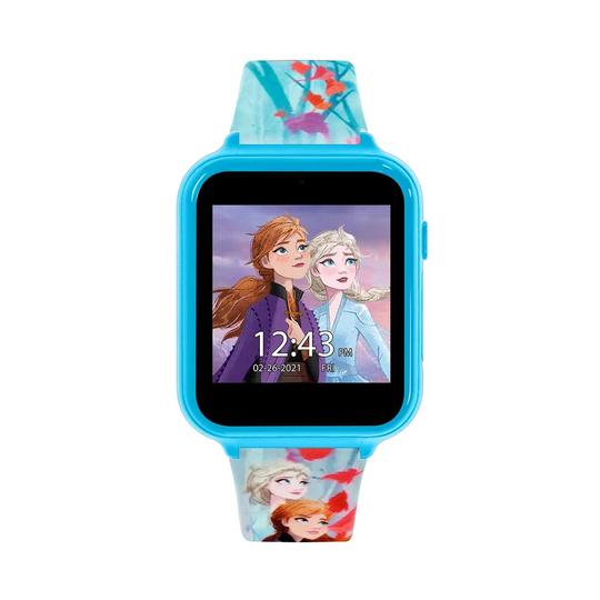 Disney Frozen 2 kids interactive watch with printed soft silicone strap.