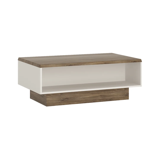 Lukasik Pedestal Coffee Table with Storage