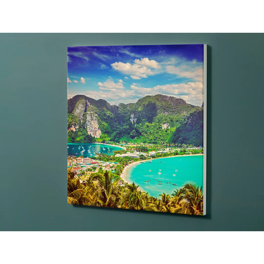 Notiz Motive South Sea Magnetic Wall Mounted Cork Board