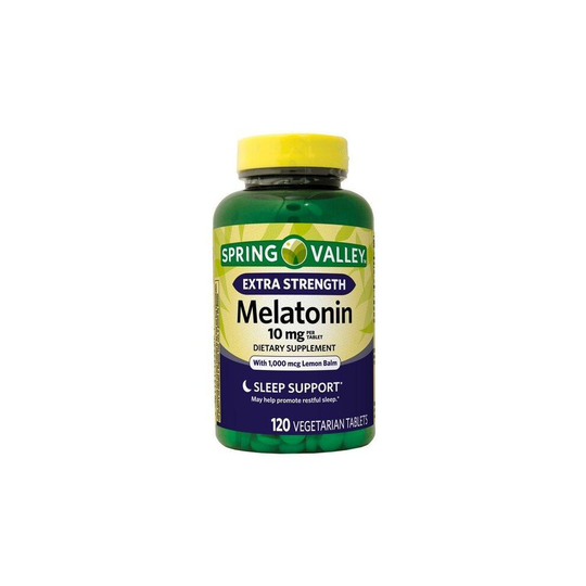 Spring Valley Extra Strength Melatonin Tablets, 10 mg, 120 Count