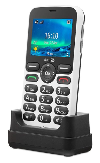 Doro 5860 4G Smartphone - Black/white