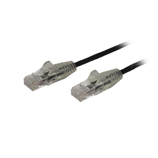 StarTech Slim CAT6 3.0 m Black Patch Cord Cable