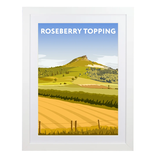 'Roseberry Topping 6' Graphic Art