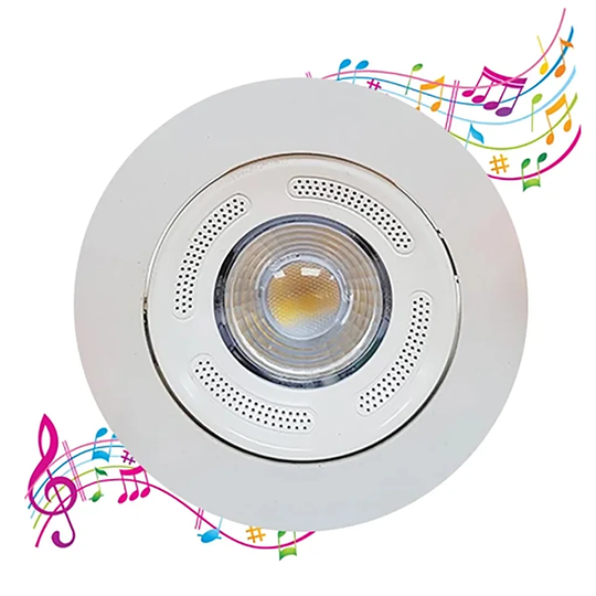 CGC 2.5Inch Integrated Bluetooth Speaker & LED Downlight Spot Light 4000K