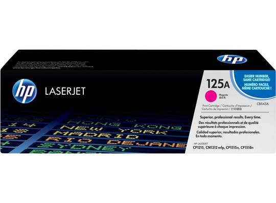 HP 125A Magenta Toner Cartridge - CB543A