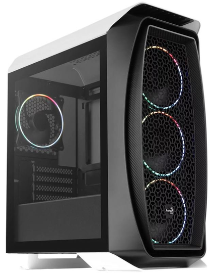 Aerocool White Aero One Mini Eclipse Windowed PC Gaming Case