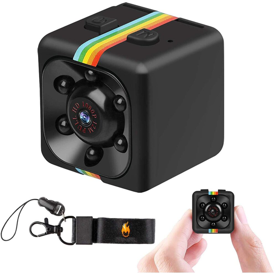 Mini Spy Camera: Hidden Secret Cameras 1080P SQ11 Spy Camera with IR Night Vision & Motion Detection, Small Surveillance Camera for Home