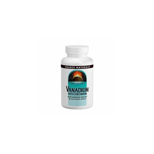 Source Naturals Vanadium With Chromium 90 Tablet