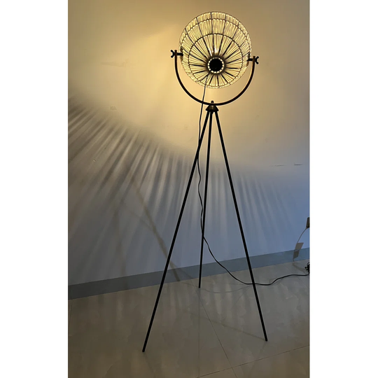 Adoram 149Cm Black Tripod Floor Lamp