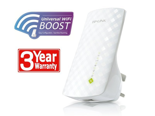 TP-Link RE200 - Wireless AC750 Plug-In Network Range Extender