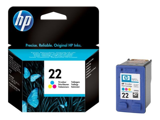HP 22 Colour Ink Cartridge - C9352AE