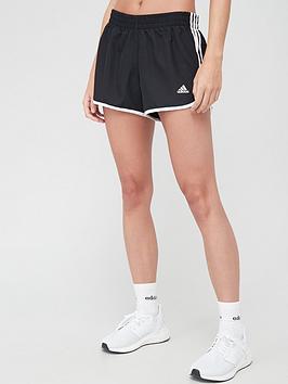 Adidas Marathon 2Response Running Womens Shorts - Black