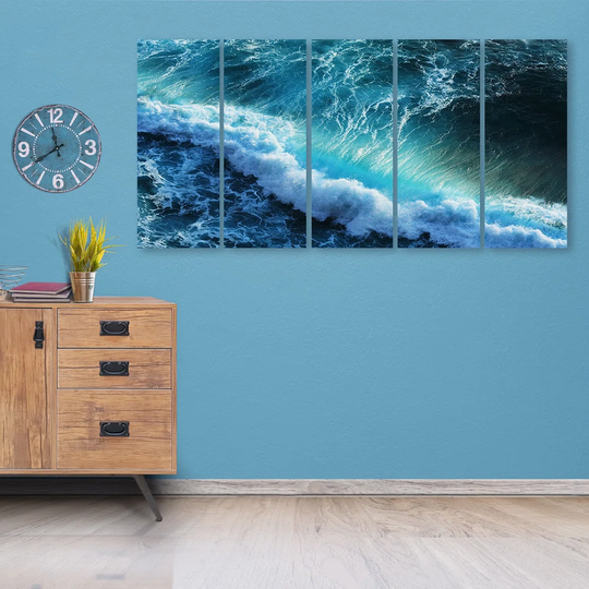 Waves Sea Ocean Blue