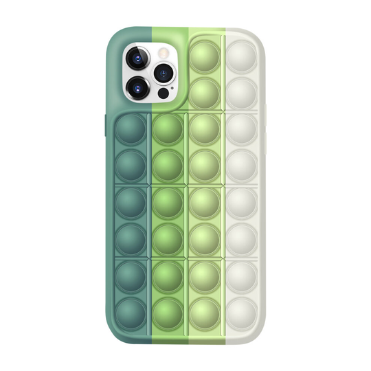 (8, iPhone 13 Mini) iPhone13 Pop Fidget Silicone Rainbow Phone Case Cover