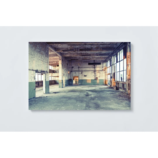 Abandoned Place Magnetic Wall Mounted Cork Board