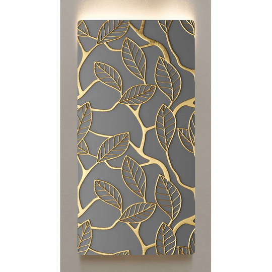 Backlight wall art M96 flower art metal picture 60 x 120cm magnetic board