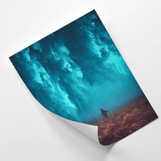 Poster, Walking At Night