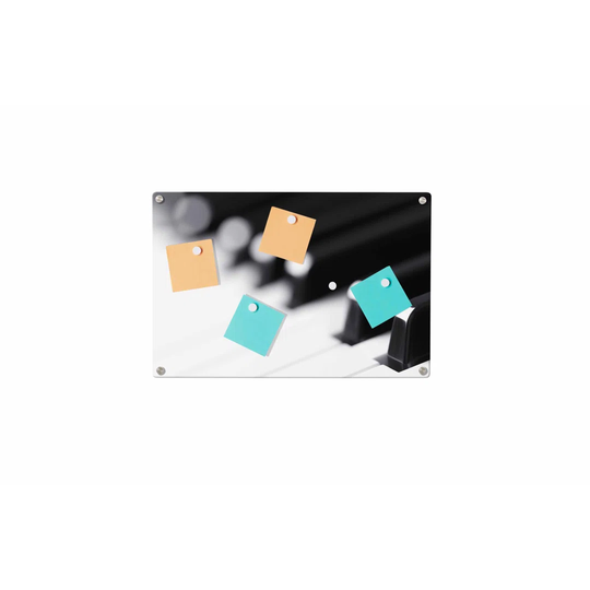 Piano Piano Magnetic Wall Mounted Photo Memo Board