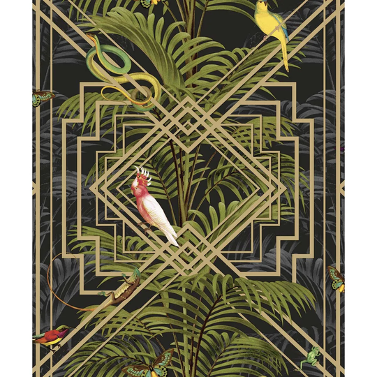 Holden Decor Congo Black Wallpaper