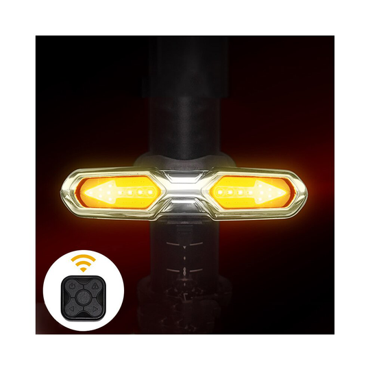 Mountain bike road bike LED turn signal tail light indicator rechargeable