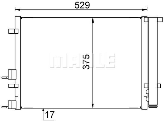 Condenser Air Conditioning 8FC351318-671 by BEHR