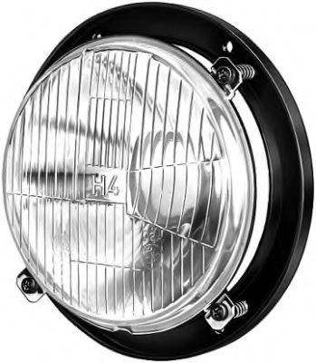 Headlight Halogen 1A3996002-211 by Hella Left/Right