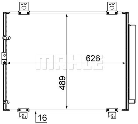 Condenser Air Conditioning 8FC351344-614 by BEHR