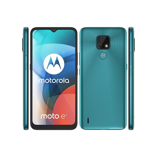 (Unlocked, Aqua Blue) Motorola Moto E7 Dual Sim | 32GB | 2GB RAM