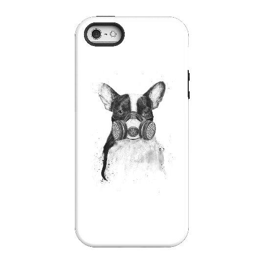 Balazs Solti Masked Bulldog Phone Case for iPhone and Android - iPhone 5/5s - Tough Case - Gloss