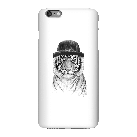Balazs Solti Tiger In A Hat Phone Case for iPhone and Android - iPhone 6 Plus - Snap Case - Matte