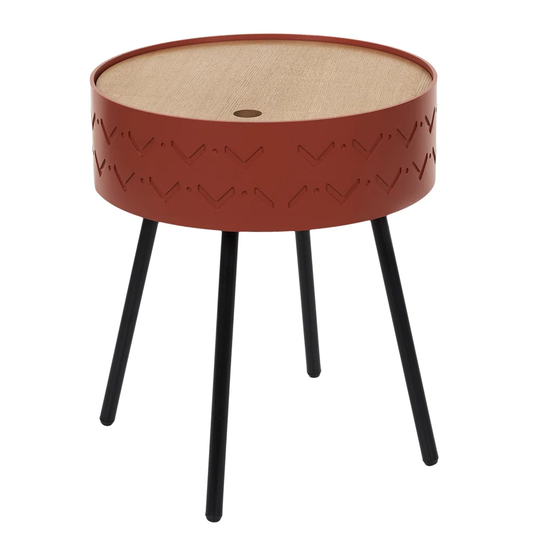 Amali Side Table with Storage