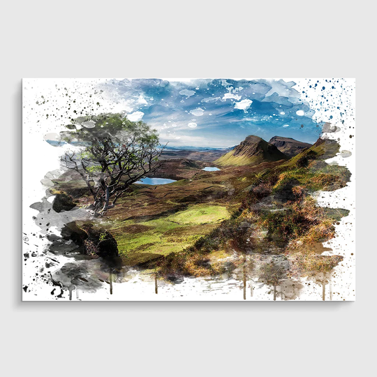 'Landscape Isle of Skye Scotland' Graphic Art Print Poster