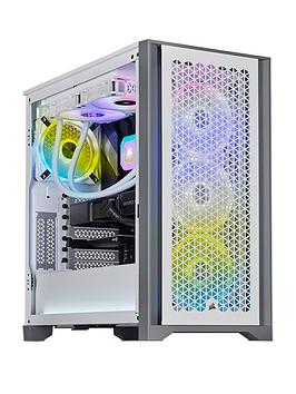 Corsair 4000D Airflow Tempered Glass Mid-Tower, White