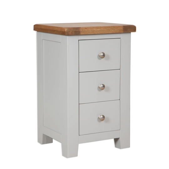 Colleton 3 Drawer Bedside Table