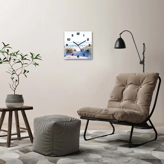 Coastal Dunes Silent Wall Clock