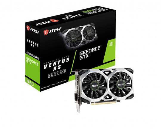 MSI GeForce GTX 1650 D6 VENTUS XS OC 4GB GDDR6 Graphics Card