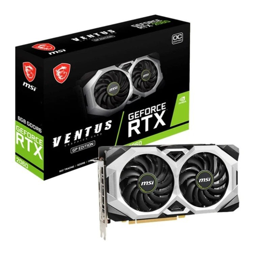 MSI GeForce RTX 2060 6GB VENTUS GP OC Graphics Card