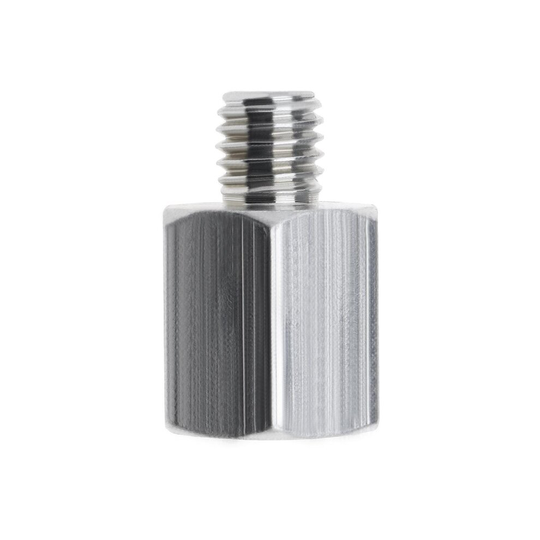 M14 Female Thread to M10 Male Thread Adapter for Angle Grinder Polisher Silver