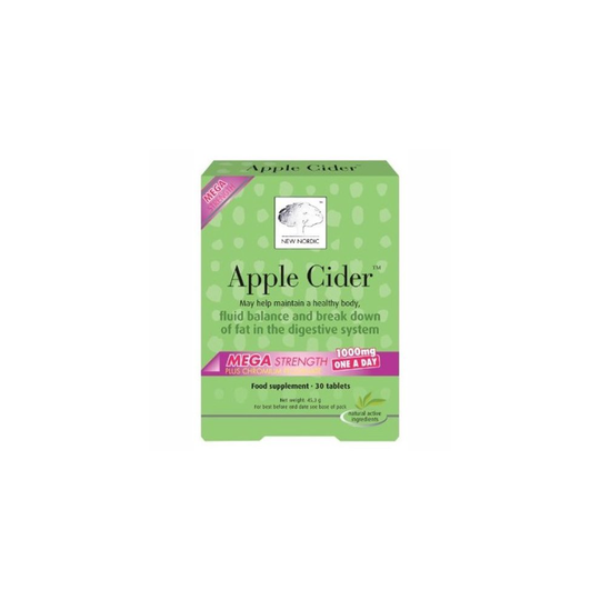 New Nordic Apple Cider Mega Strength Oad 30 Tablets