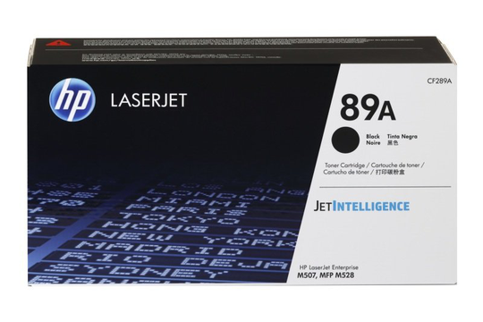 HP 89A Black Original LaserJet Toner Cartridge (CF289A)